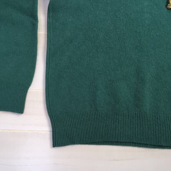 Vintage Toney‎ Penna Rare Men's Green 100% Lambswool Golf Sweater Size Large - Picture 4 of 8